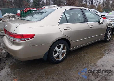 2004 Honda Accord 2.4 Ex z USA, uszkodzony, nr VIN 1HGCM56874A135019